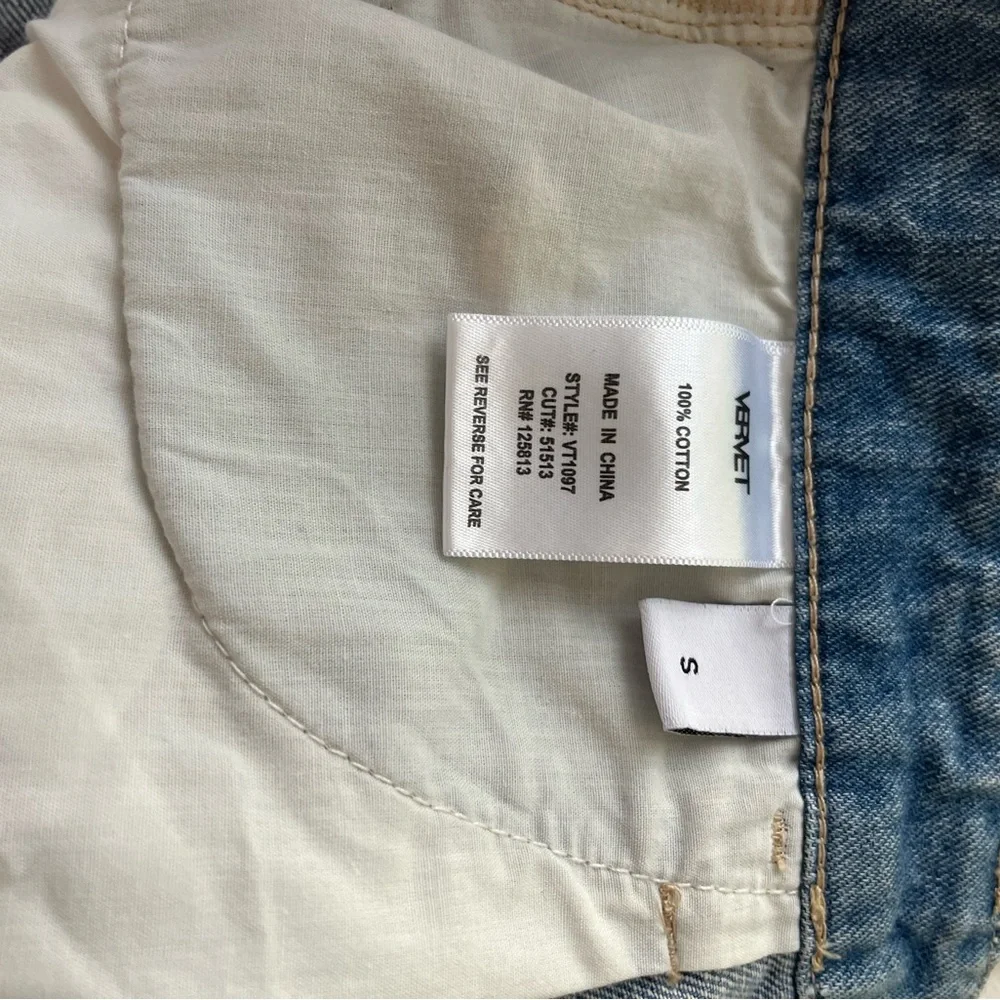 VERVET - High Rise Denim Shorts